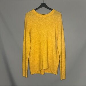 Aritzia The Group Babaton relaxed fit alpaca wool blend mustard sweater XS